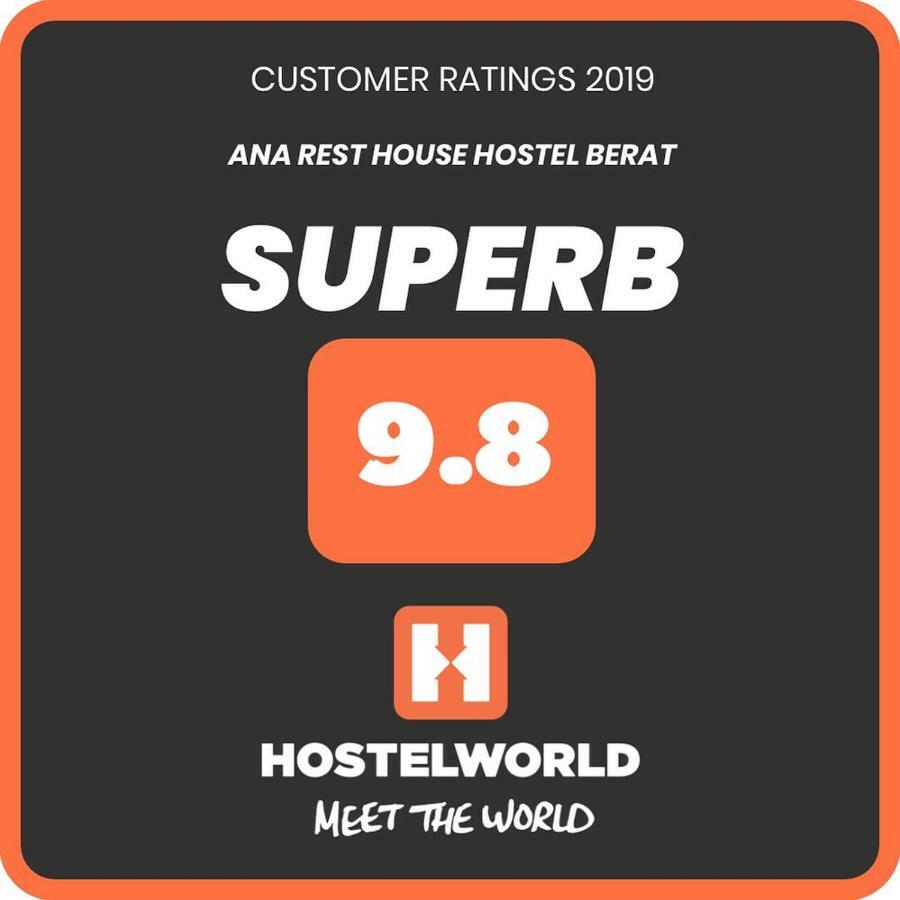 Ana Rest House Hostel Berat Bagian luar foto